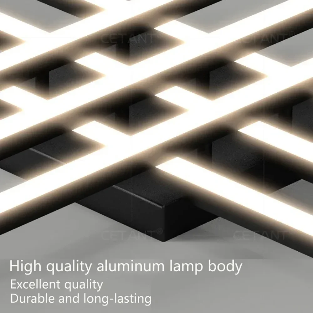 Modern LED Ceiling Light Minimalist Long Line 30/40/50cm Lamps For Bedroom Living Room Hotel Study Indoor Lighting Illumination