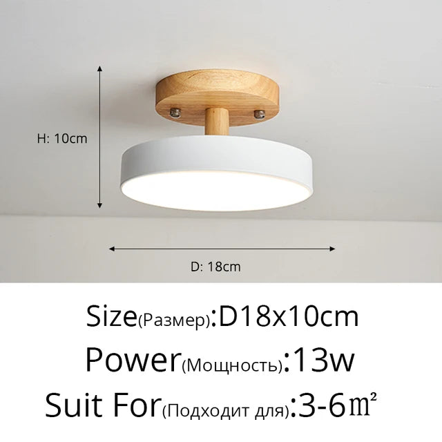 Nordic Style Personalized Macaron Ins Chandelier Bedroom Ceiling Decoration Lamp Modern Minimalist Wood Art Living Room Led Lamp
